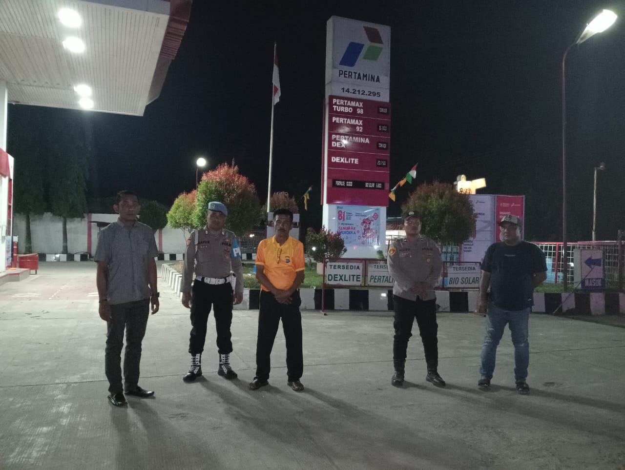 Kapolsek Medang Deras Pimpin Langsung Patroli KRYD, Libatkan Tokoh Masyarakat Jaga Keamanan