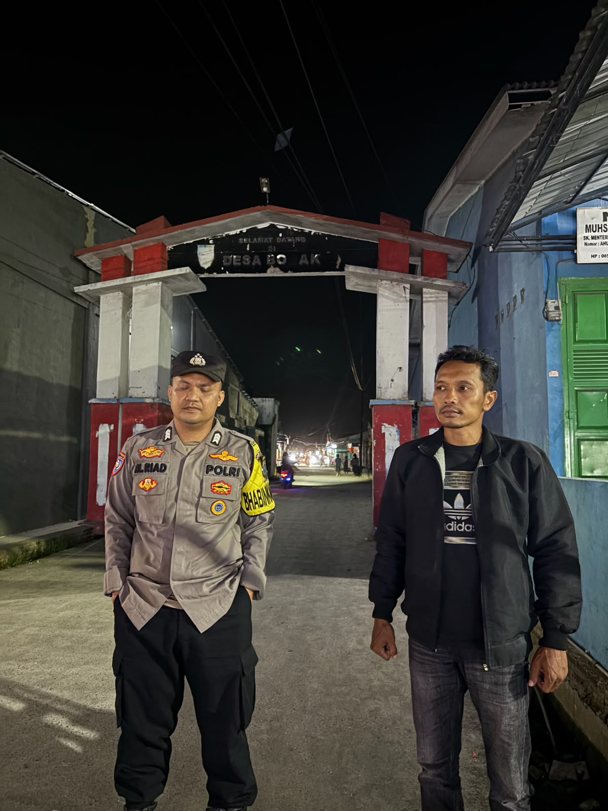 Polsek Talawi Patroli Malam KRYD, Jaga Rasa Aman Di Kawasan Pelabuhan Dan Pasar