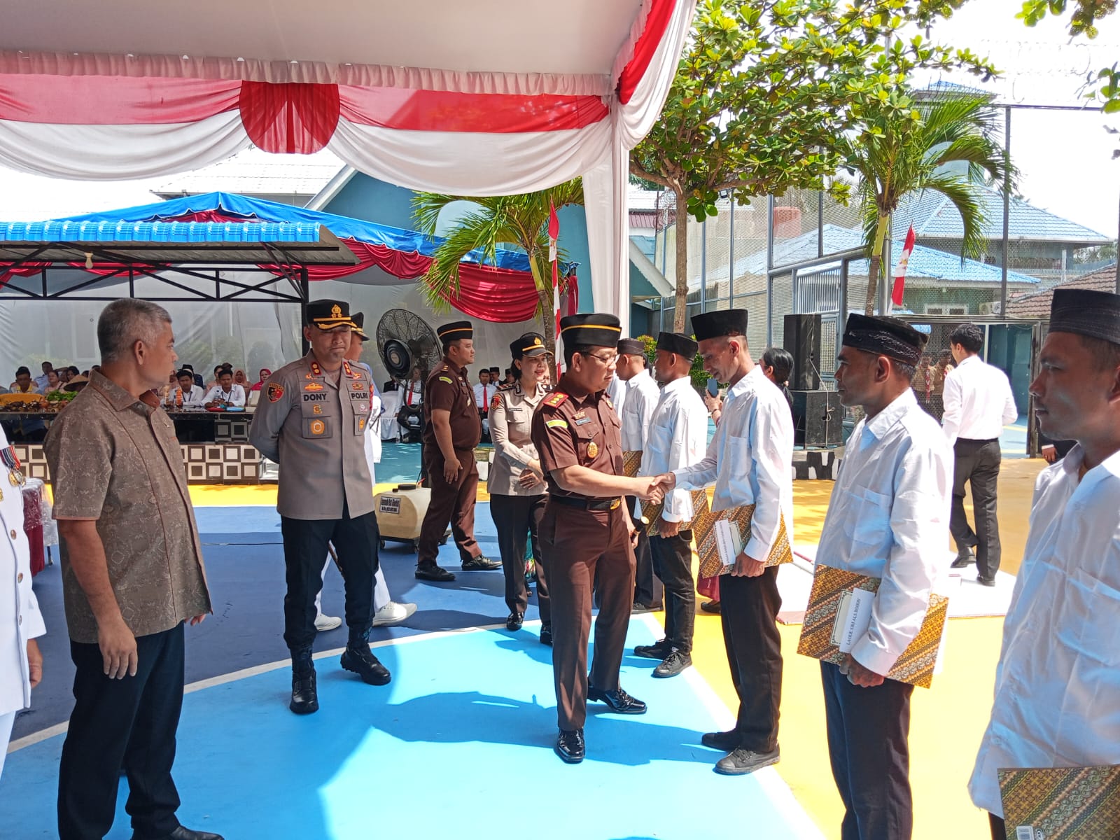 Kapolres Batu Bara Hadiri Penyerahan Remisi Umum HUT RI Ke-81 Di Lapas Labuhan Ruku