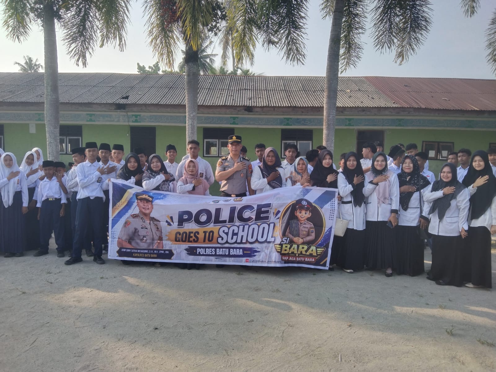 Bangun Generasi Taat Hukum, Polres Batu Bara Gelar Edukasi Serentak di 20 Sekolah Se-Kabupaten