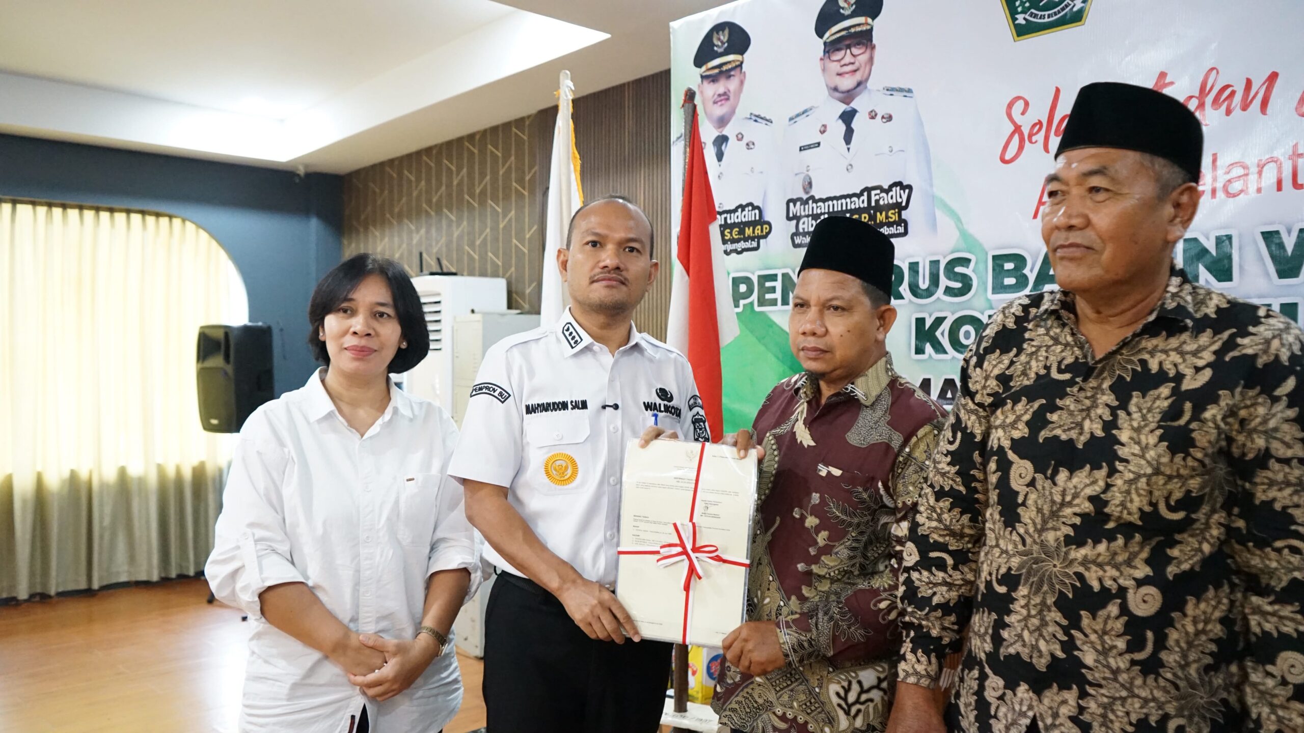 Pelantikan Pengurus BWI Tanjungbalai, Wali Kota Tanjungbalai : Wakaf Adalah Bagian Urusan Ibadah, Urusan Umat dan Kepentingan Sosial, Bantu Masyarakat Dengan Pelayanan Terbaik