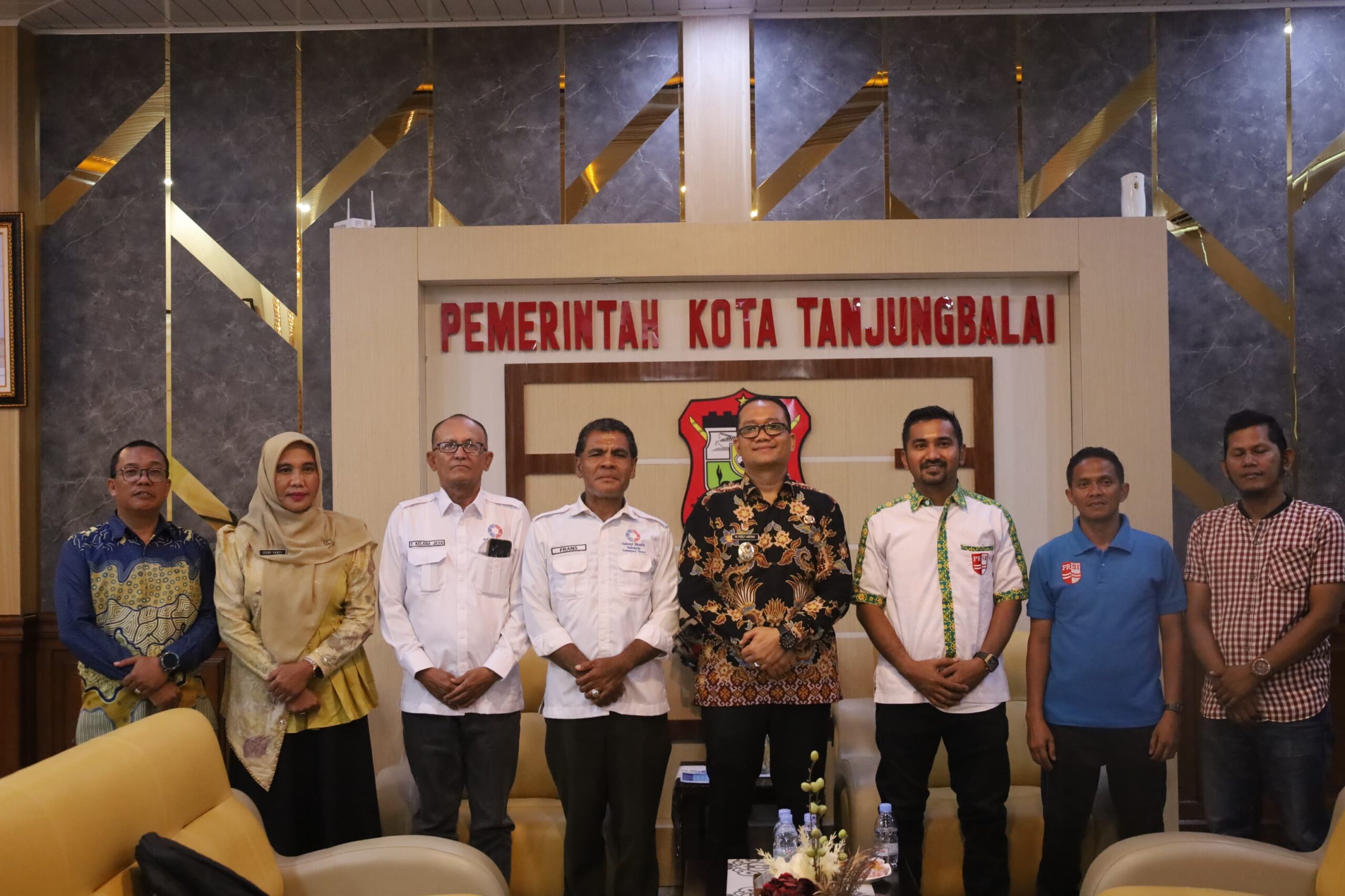 Wakil Wali Kota Tanjungbalai Terima Audiensi Federasi Aquatik Indonesia Sumut dan Kota Tanjungbalai