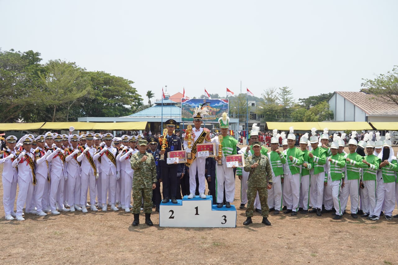 Antusias Pelajar dan Mahasiswa Papua Barat Daya Ikuti Lomba PBB Dalam Rangka Memperingati HUT Ke-81 TNI Tahun 2026