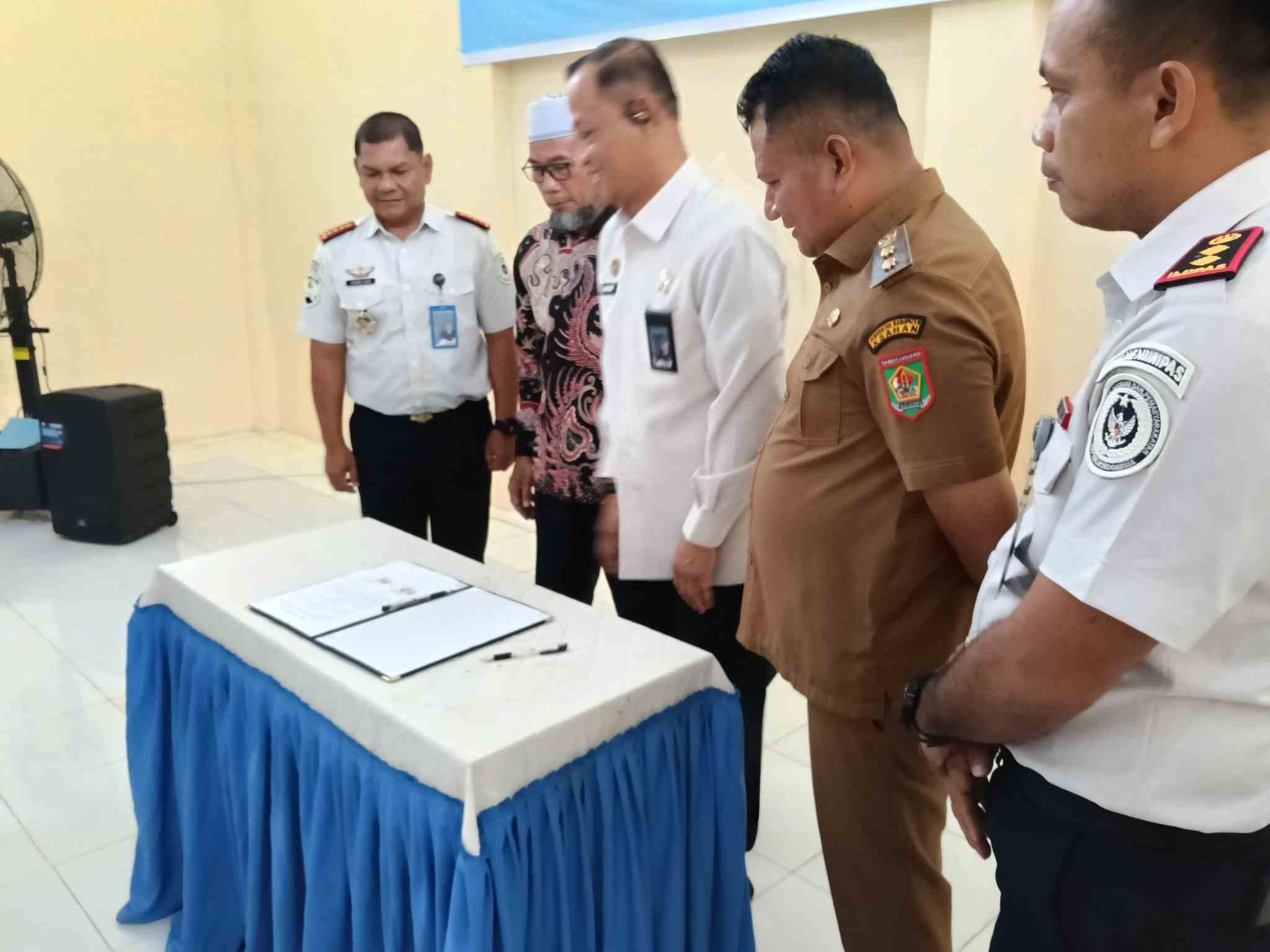 Kanwil Kemenimipas Sumut Terima Hibah Bangunan dari Masyarakat, Fasilitas Lapas Labuhan Ruku Semakin Lengkap