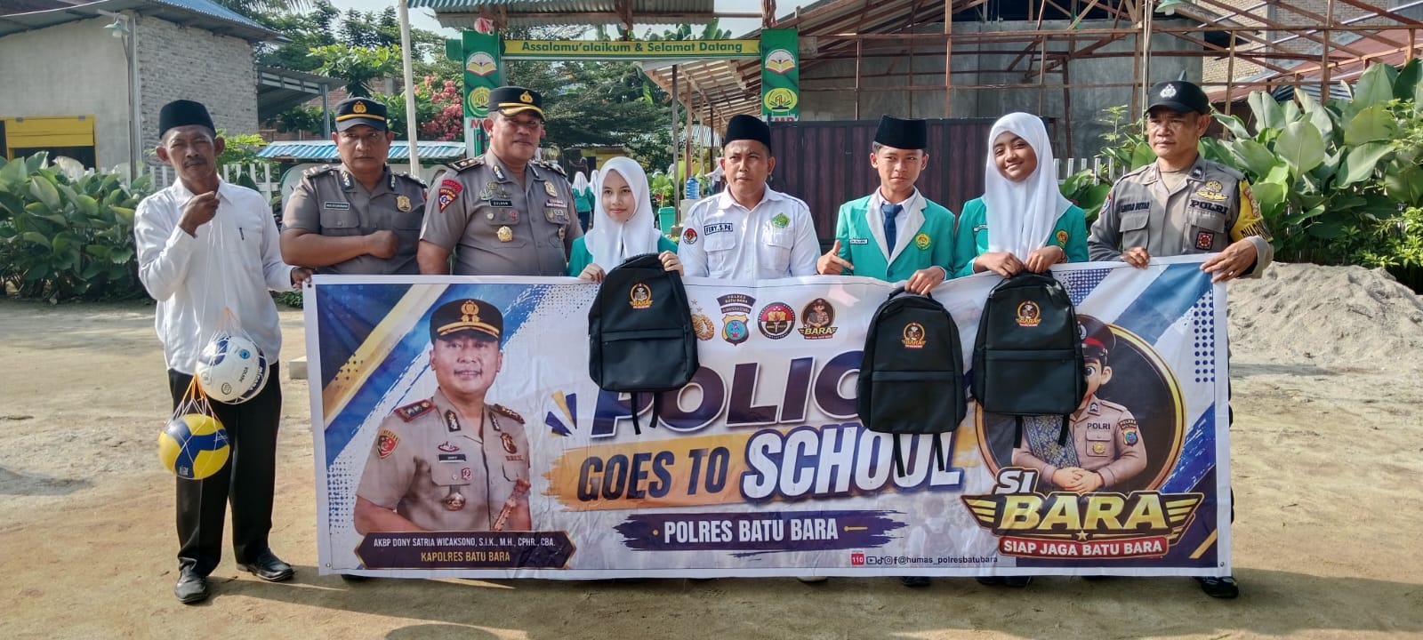 Police Go To School Serentak, Polres Batu Bara Edukasi Pelajar tentang Kamtibmas dan Bahaya Narkoba