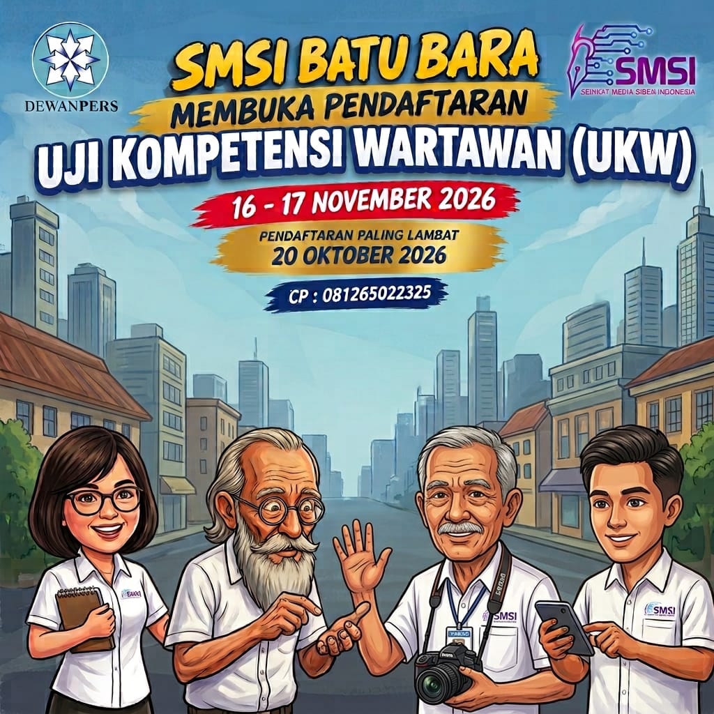 Perdana di Batu Bara, SMSI Gelar UKW. Catat Tanggalnya